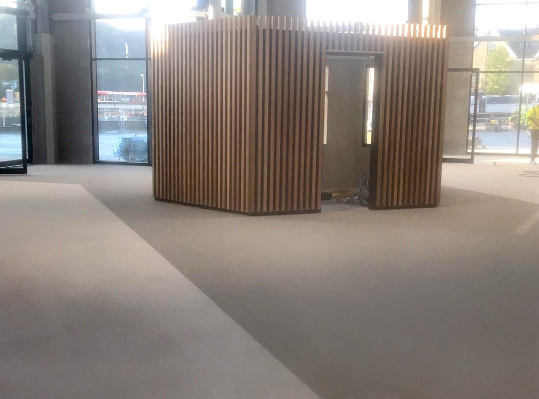 Barnfield Transport Hub two tone flooring