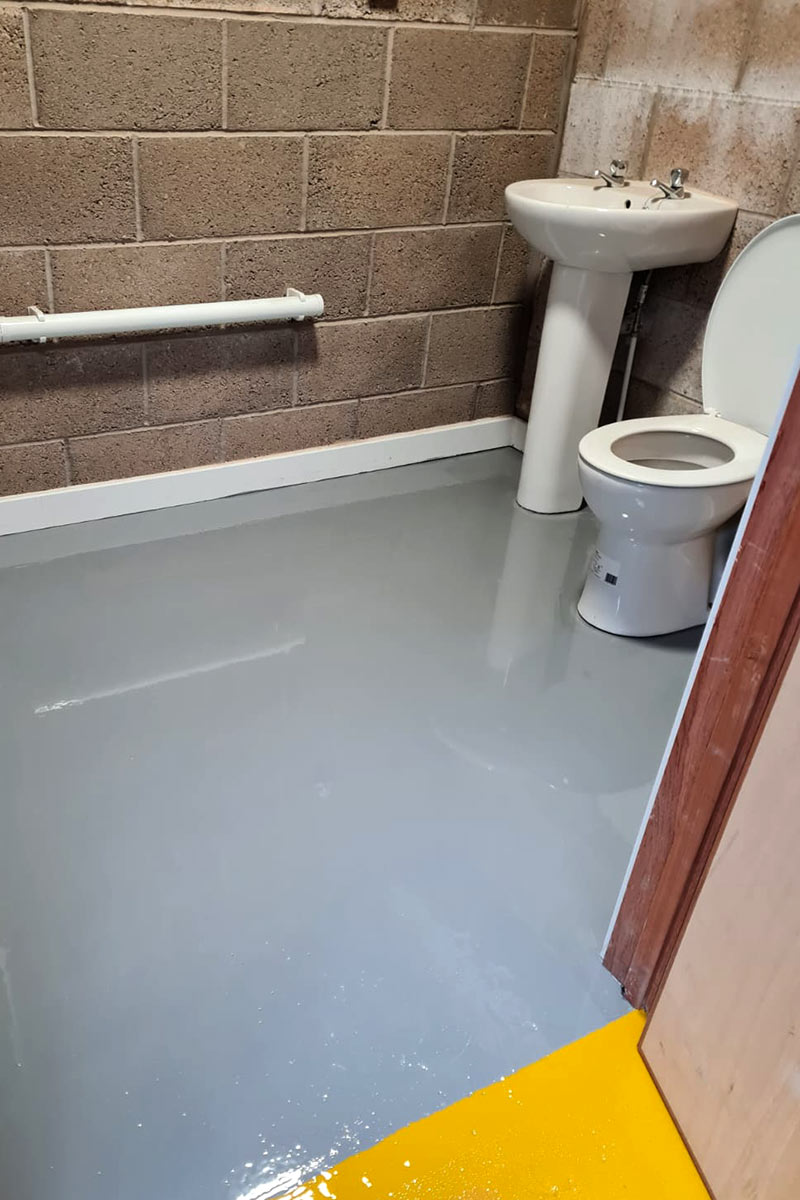 Forestry Commission bathroom area