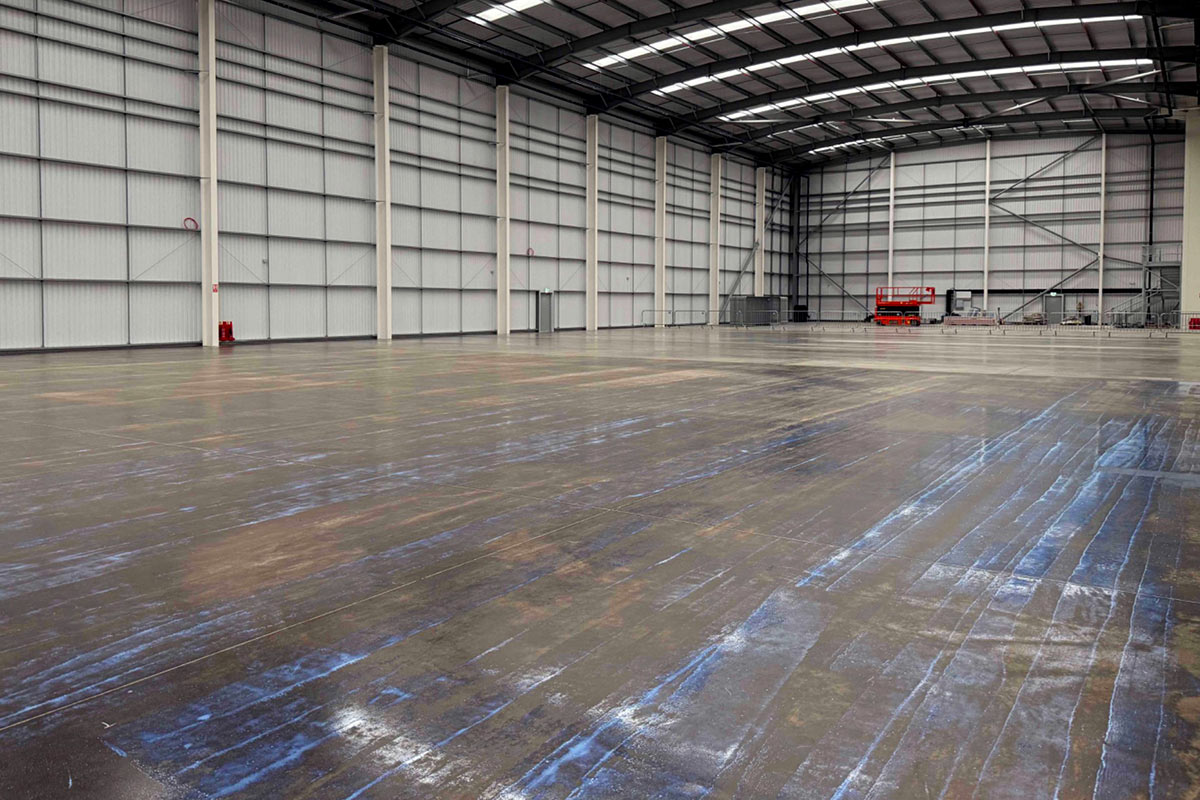 Concrete Sealer drying out at MPC Systems