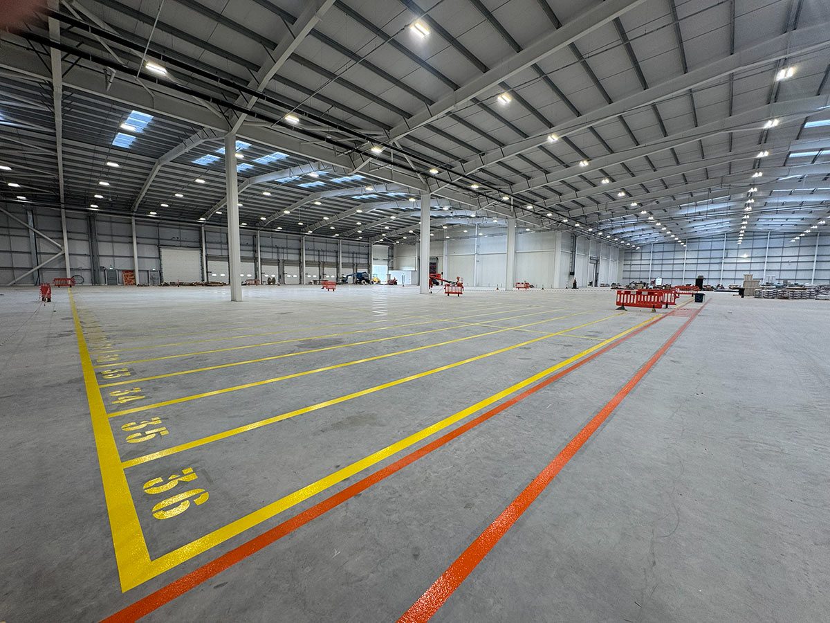 Line marking for Kerakoll in Preston